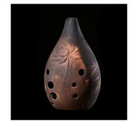 Adults ocarina Ten-hole Full-mouthed Xun Beginners Get Started Tao Xun Professional Playing Ocarina Musical Instrument E/F/G Key ocarina instrument (Color : F)