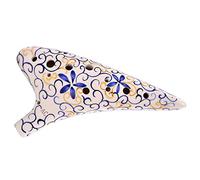 Adults ocarina Twelve-hole Alto C Tone Hand-painted Blue And White Ocarina 12-hole Ocarina AC Student Adult Playing Musical Instrument ocarina instrument