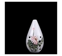 Adults ocarina Upright 12-hole Alto Ocarina Crack Hand-painted 12-hole AF/BC Tao Xun Musical Instrument ocarina instrument (Color : AG)