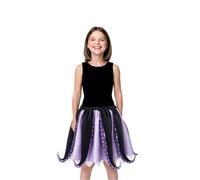 Adults Octopus Ursula Skirt Costume,Purple Black Squid Sea Witch Fancy Dress Costume Women Tentacle Tutu Skirt, Halloween Squid Cosplay Party Dress Up