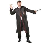 Gryffindor Robe Adults Fancy Dress Harry Potter Wizard Book Day Mens Costume