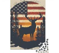 Adults Paper Jigsaw Forest Animals 1000 Pieces of Jigsaw Puzzles Rectangular Puzzle Intellectual Development Game 1000pcs (38x26cm)