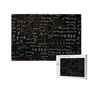 Adults Puzzle Game Challenging Puzzles,Jigsaw Puzzles 1000 Pieces,Black Mathematical Symbols Mathematical Formula