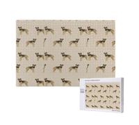 Adults Puzzle Game Challenging Puzzles,Jigsaw Puzzles 1000 Pieces,Border Terrier Dog Tan