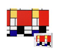 Adults Puzzle Game Challenging Puzzles,Jigsaw Puzzles 1000 Pieces,Mondrian
