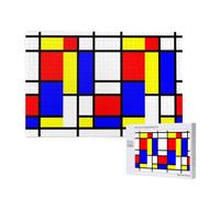 Adults Puzzle Game Challenging Puzzles,Jigsaw Puzzles 1000 Pieces,Mondrian