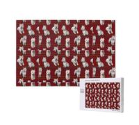Adults Puzzle Game Challenging Puzzles,Jigsaw Puzzles 1000 Pieces,West Highland Terrier Westie
