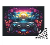 Adults Puzzle Jigsaw 1000 Pieces Jigsaw Gaming Equipment Games Themed Jigsaw Educational Game Toy Family Decoration Adults Challenging 1000pcs (75x50cm)