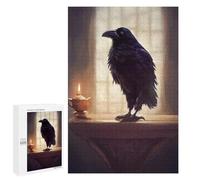 Adults Puzzles 1000 PCS Jigsaws A Castle Crow Puzzle for Adults Toy Wall Decor Stress Reliever Difficult And Challenge 1000 PCS