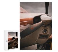 Adults Puzzles 1000 PCS Jigsaws Airplane Motor Propeller Puzzle for Adults Brain Teaser Game Analysis And Logic Parent-child Interaction 1000 PCS