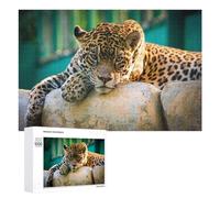 Adults Puzzles 1000 PCS Jigsaws Animals Jaguar Wildlife Jigsaw Puzzle Fun Games But Fun And Humorous Unique Gifts for Birthday And Christmas 1000 PCS