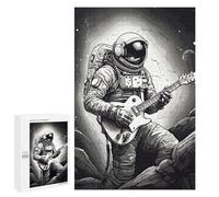 Adults Puzzles 1000 PCS Jigsaws Astronaut Space Guitarist Teenagers Puzzles Hands-on Game Hand Speed Race Parent-child Interaction 1000 PCS