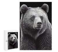 Adults Puzzles 1000 PCS Jigsaws Bear Drawn Jigsaw for Adults Anti-Stress Toys But Fun And Humorous Parent-child Interaction 1000 PCS