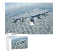 Adults Puzzles 1000 PCS Jigsaws Bomber Tu95 Bear Jet War Jigsaw Puzzle Family Games Enhance Memory Unique Gifts for Birthday And Christmas 1000 PCS