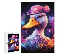 Adults Puzzles 1000 PCS Jigsaws Colorful Duck Portrait-3 Jigsaw for Adults Toy Wall Decor Perfect Decoration Parent-child Interaction 1000 PCS