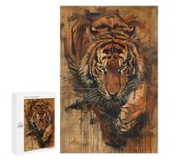 Adults Puzzles 1000 PCS Jigsaws Ethereal Tiger Puzzle for Adults Toy Wall Decor Stress Reliever Difficult And Challenge 1000 PCS