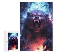 Adults Puzzles 1000 PCS Jigsaws Fiery Beast Roar -1 Jigsaw for Adults Toy Wall Decor Perfect Decoration Parent-child Interaction 1000 PCS