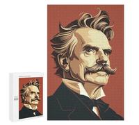 Adults Puzzles 1000 PCS Jigsaws Friedrich Nietzsche Puzzle for Adults Brain Teaser Game Analysis And Logic Parent-child Interaction 1000 PCS