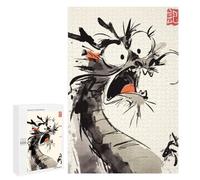 Adults Puzzles 1000 PCS Jigsaws Funny Japan Dragon Puzzle for Adults Brain Teaser Game Analysis And Logic Parent-child Interaction 1000 PCS