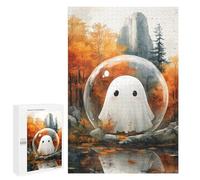 Adults Puzzles 1000 PCS Jigsaws Ghost in Autumn Forest Puzzle for Adults Brain Teaser Game Analysis And Logic Parent-child Interaction 1000 PCS