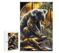 Adults Puzzles 1000 PCS Jigsaws Golden Bonsai Koala Puzzle for Adults Brain Teaser Game Analysis And Logic Parent-child Interaction 1000 PCS