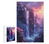 Adults Puzzles 1000 PCS Jigsaws Magical Waterfall Puzzle for Adults Brain Teaser Game Analysis And Logic Parent-child Interaction 1000 PCS