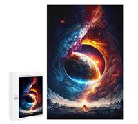 Adults Puzzles 1000 PCS Jigsaws Martian Volcano Puzzle for Adults Brain Teaser Game Analysis And Logic Parent-child Interaction 1000 PCS