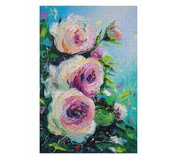 Adults Puzzles 1000 PCS Jigsaws Memories of Summer Roses Jigsaw Puzzle Relaxing Games Difficult Challenge Parent-child Interaction 1000 PCS