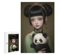 Adults Puzzles 1000 PCS Jigsaws My Little Panda Puzzle for Adults Brain Teaser Game Analysis And Logic Parent-child Interaction 1000 PCS