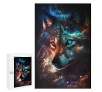 Adults Puzzles 1000 PCS Jigsaws Nebula Wolf V1 Puzzle for Adults Toy Wall Decor Stress Reliever Difficult And Challenge 1000 PCS