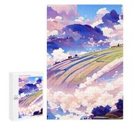 Adults Puzzles 1000 PCS Jigsaws Pastoral Dreamscape Jigsaw for Adults Toy Wall Decor Perfect Decoration Parent-child Interaction 1000 PCS