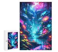 Adults Puzzles 1000 PCS Jigsaws Radiant Rainforest Puzzle for Adults Brain Teaser Game Analysis And Logic Parent-child Interaction 1000 PCS