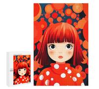Adults Puzzles 1000 PCS Jigsaws Red Hair Cute Baby Puzzle for Adults Toy Wall Decor Stress Reliever Difficult And Challenge 1000 PCS