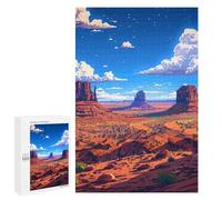 Adults Puzzles 1000 PCS Jigsaws Utah Nature Pixel Art Jigsaw Puzzle Brain Teaser Game A Work of Art Birthday And Unique Gifts 1000 PCS