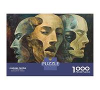 Adults Puzzles 1000 Piece Jigsaws Abstract Faces Art Print-1 Jigsaws for Adults Toy Wall Decor Difficult Challenge Difficult And Challenge 38x26cm/1000pcs