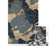 Adults Puzzles 1000 Piece Jigsaws Abstract Kintsugi Luxury Educational Toy Gifts Ideas for Educational Game Improving Love between Couples Size 50x75cm