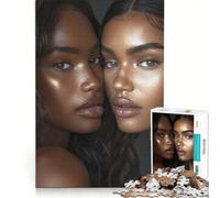 Adults Puzzles 1000 Piece Jigsaws African American Women, Relaxing Games, Family Activities, Artists' Collection, Fine Arts 50x75cm