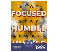 Adults Puzzles 1000 Piece Jigsaws Always Hustle Jigsaw for Adults Brain Teaser Game But Fun And Humorous Difficult And Challenge 70x50cm/1000pcs