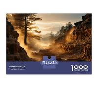 Adults Puzzles 1000 Piece Jigsaws Amazon Rainforest Sunset Adult Jigsaw Brain Teaser Game But Fun And Humorous for Is Ideal As A Gift 52x38cm/1000pcs