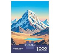 Adults Puzzles 1000 Piece Jigsaws Andes Mountains Bolivia Landscape Jigsaw for Adults Brain Teaser Game But Fun And Humorous Difficult And Challenge 38x26cm/1000pcs