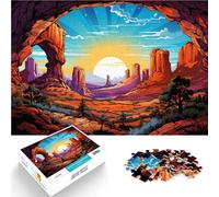 Adults Puzzles 1000 Piece Jigsaws Arches Utah educational challenge 26x38cm deal as gifts for the whole family for teenager Age 14+