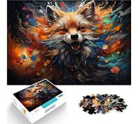 Adults Puzzles 1000 Piece Jigsaws arctic fox educational challenge 26x38cm is ideal as gifts for the whole family for teenager Age 14+