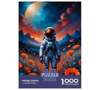Adults Puzzles 1000 Piece Jigsaws Astronaut in Space Field-1 Puzzle for Adults Relax Games Presents for Women for Is Ideal As A Gift 70x50cm/1000pcs