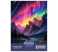 Adults Puzzles 1000 Piece Jigsaws Aurora Borealis Landscape-2 Puzzle for Adults Relax Games Presents for Women for Is Ideal As A Gift 38x26cm/1000pcs
