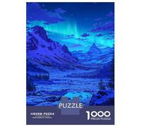Adults Puzzles 1000 Piece Jigsaws Aurora Enchantment Puzzles for Adults Family Games Home Decoration for Is Ideal As A Gift 70x50cm/1000pcs
