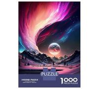 Adults Puzzles 1000 Piece Jigsaws Aurora Galaxy Dreamscape Puzzle for Adults Toy Wall Decor Presents for Women Unique Gifts for Birthday And Christmas 38x26cm/1000pcs