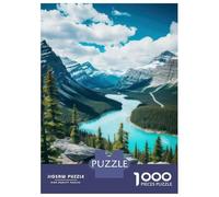 Adults Puzzles 1000 Piece Jigsaws Banff National Park Puzzle for Adults Relax Games Presents for Women for Is Ideal As A Gift 70x50cm/1000pcs