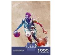 Adults Puzzles 1000 Piece Jigsaws Basketball Player Sport Puzzle for Adults Toy Wall Decor Presents for Women Unique Gifts for Birthday And Christmas 70x50cm/1000pcs