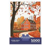 Adults Puzzles 1000 Piece Jigsaws Birmingham Autumn Landscape Jigsaw for Adults Brain Teaser Game But Fun And Humorous Difficult And Challenge 70x50cm/1000pcs
