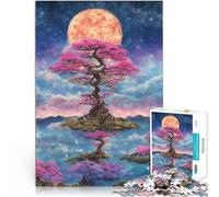 Adults Puzzles 1000 Piece Jigsaws Bonsai Help the brain exercise addictive toys to cultivate patience 50x75cm Gift For Birthdays for and Age 14